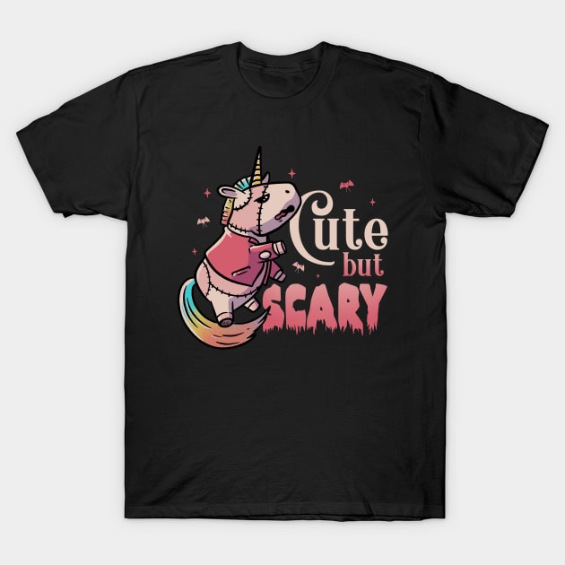 Cute But Scary Funny Cute Spooky T-Shirt by eduely